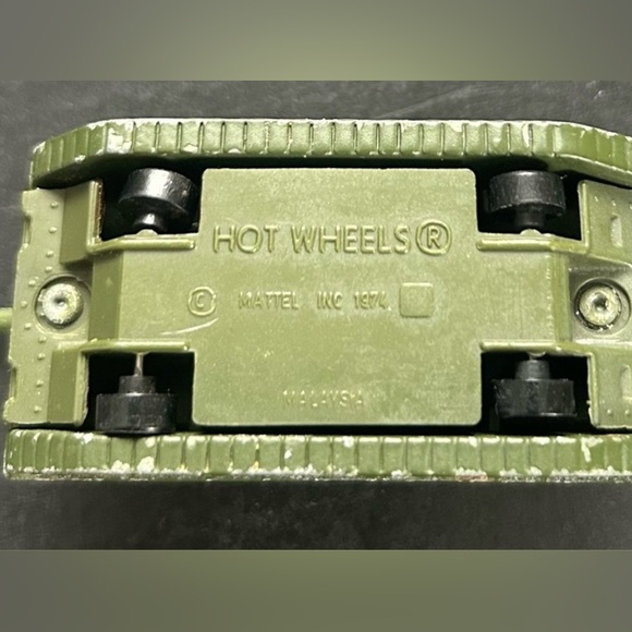 VINTAGE HOT WHEELS BUNDLE ARMY TANK WIND SPLITTER DIE CAST MATTEL DINKY CARS - Picture 11 of 13